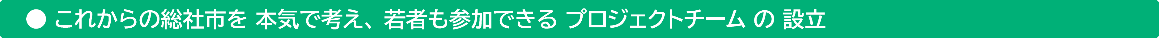 @ ꂩ̑Ўs{CōlA҂QłvWFNg`[̐ݗ